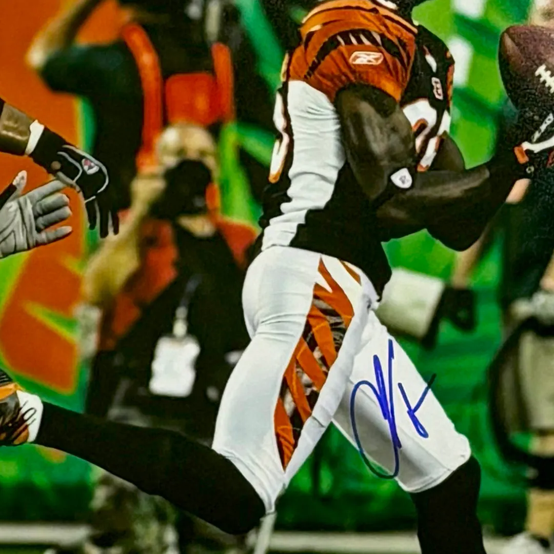 Chad Johnson Signed Cincinnati Bengals Framed 11x14 Photo