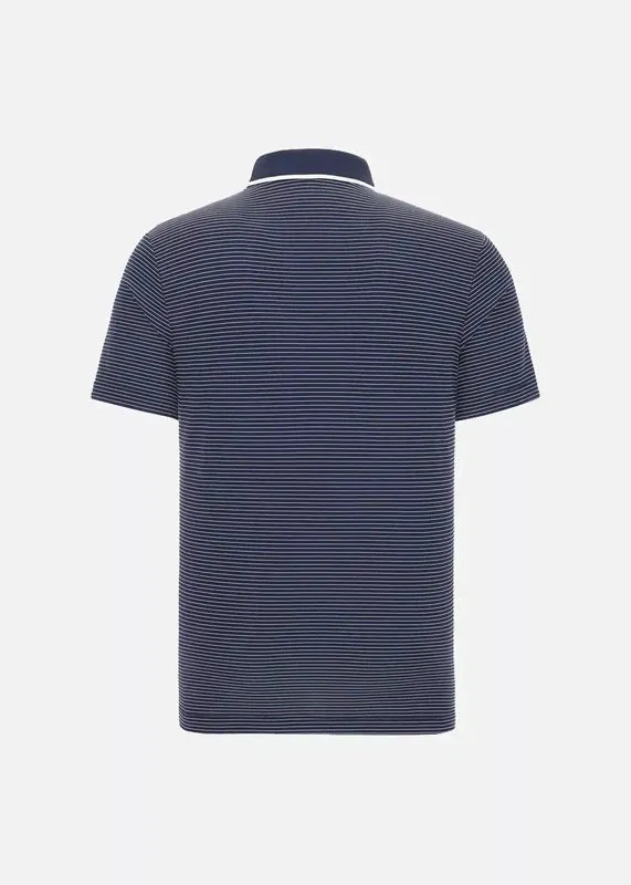 Chervò Asperula Men's Polo - Navy Stripe