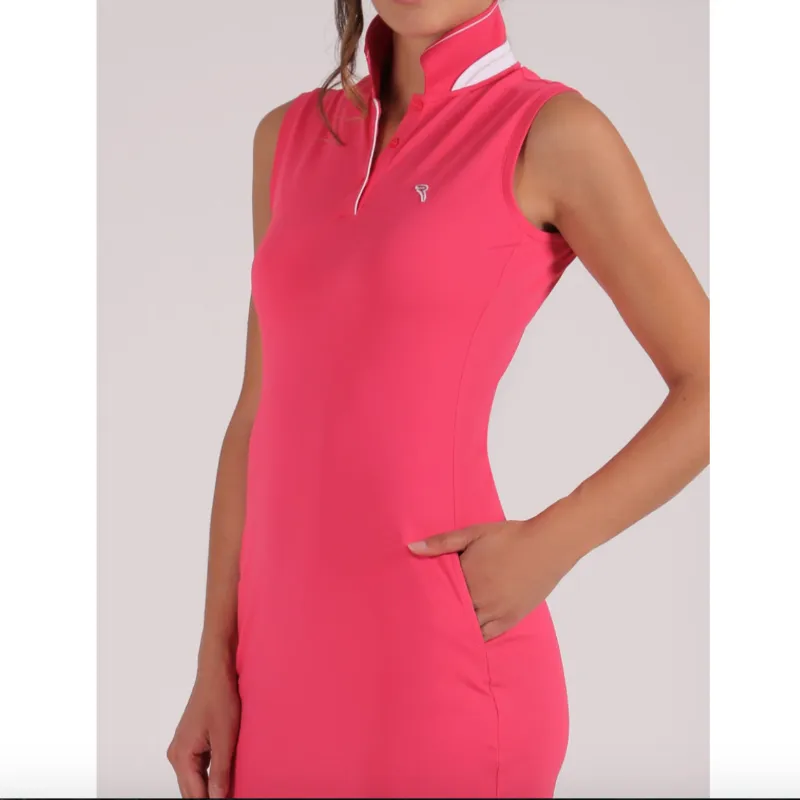 Chervò Jessy S/L Dress - Fuchsia