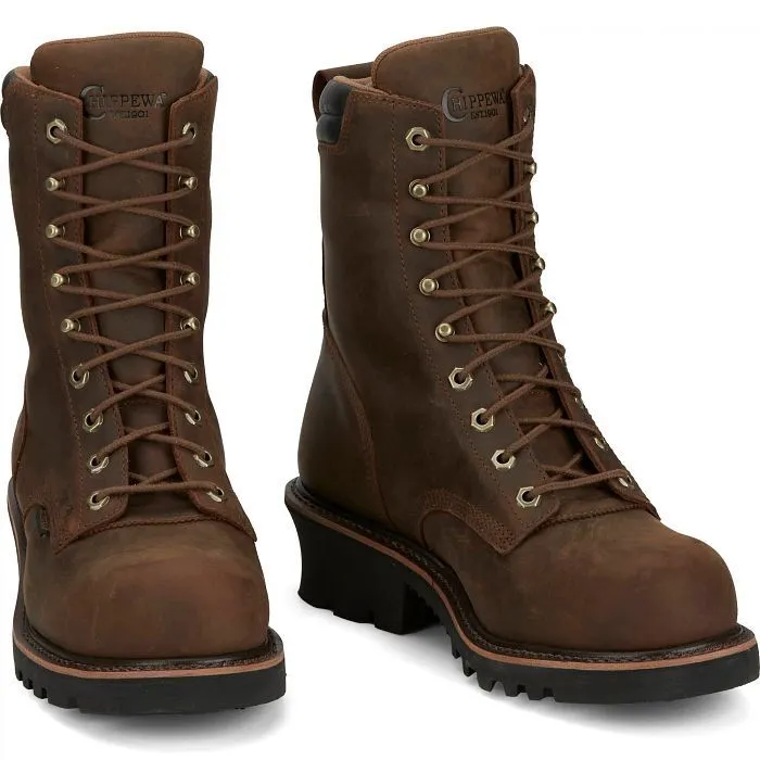 Chippewa Boots Valdor 8" Waterproof | Color Brown (73236)