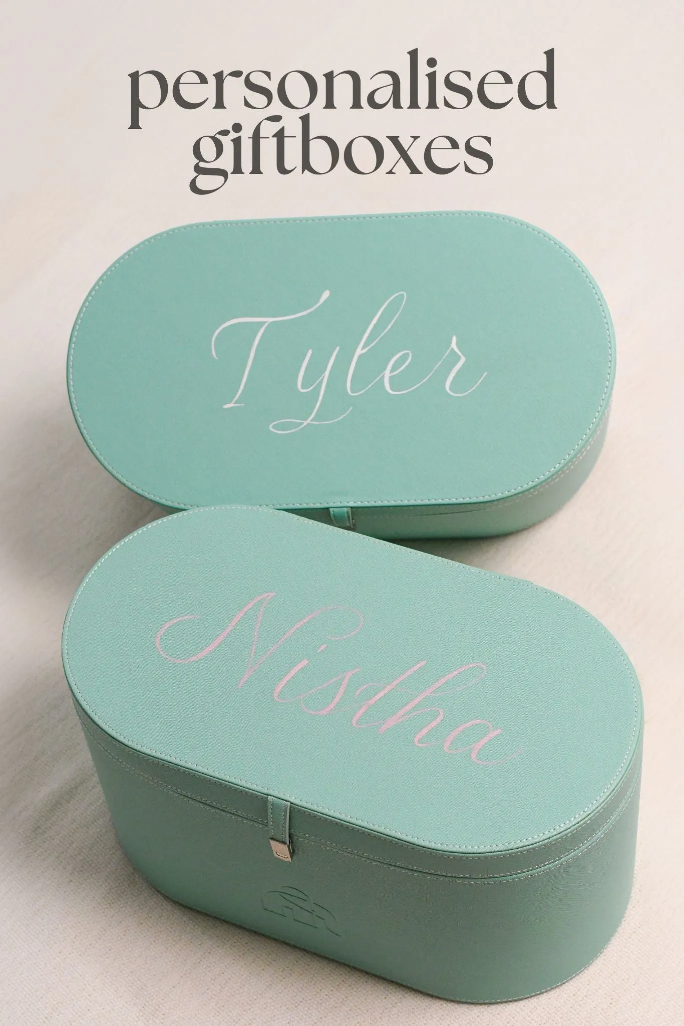 Classic Personalised Turquoise Baby Gift Set