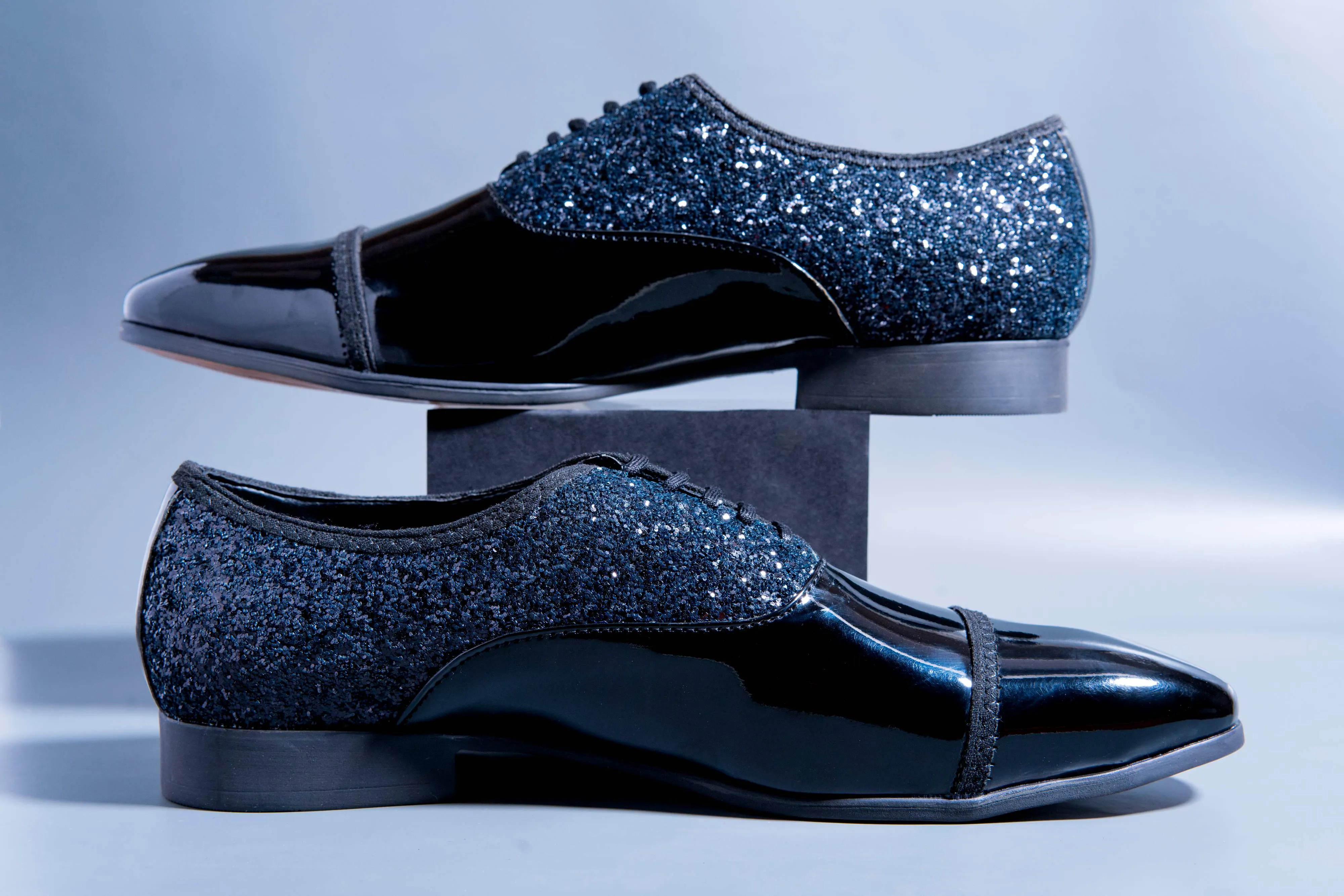 Classy Shiny Party Wear Shoes With Lace-Up For All Season-JonasParamount