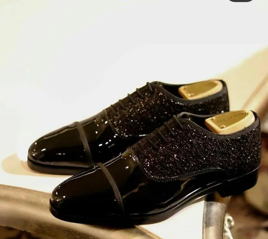 Classy Shiny Party Wear Shoes With Lace-Up For All Season-JonasParamount