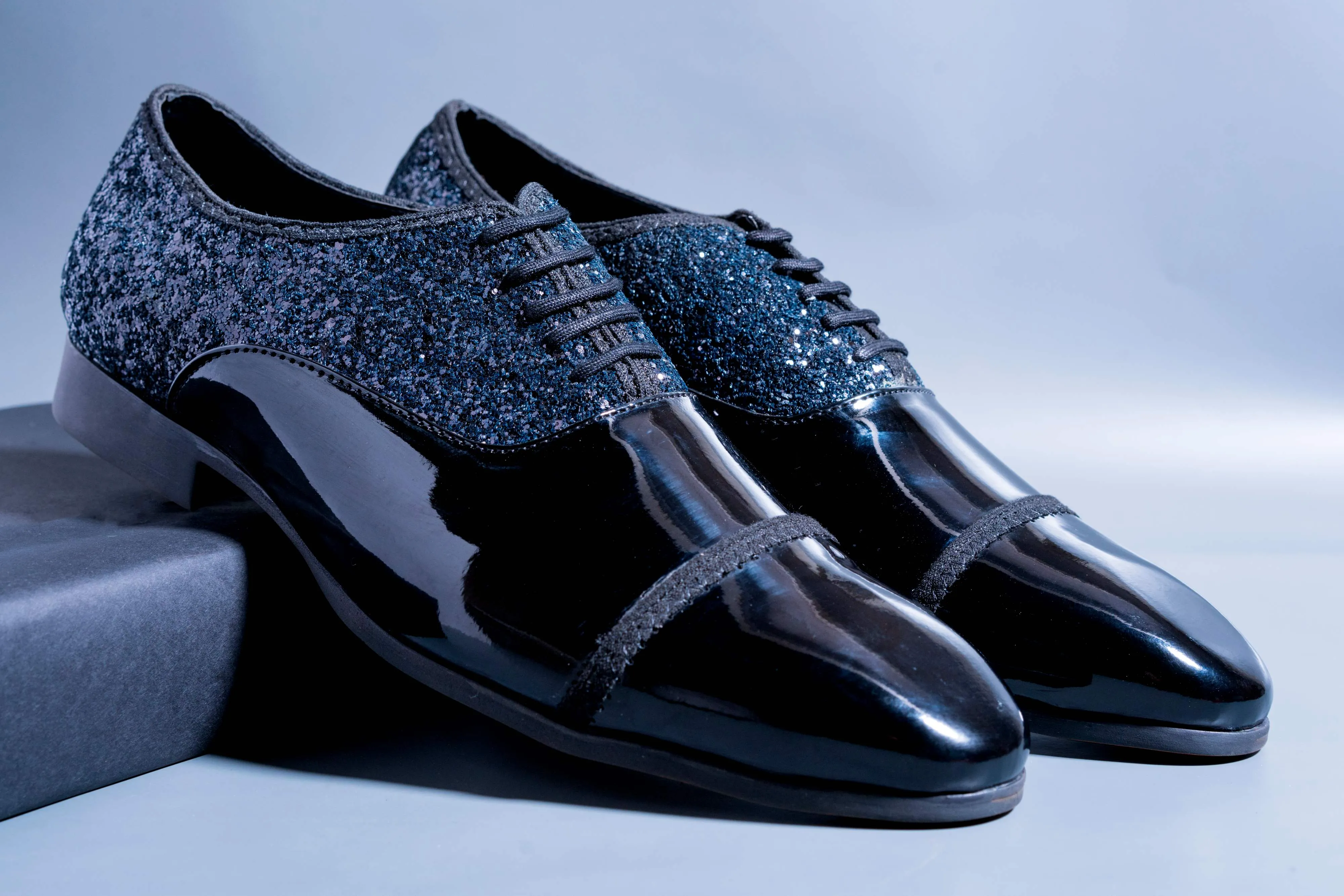 Classy Shiny Party Wear Shoes With Lace-Up For All Season-JonasParamount