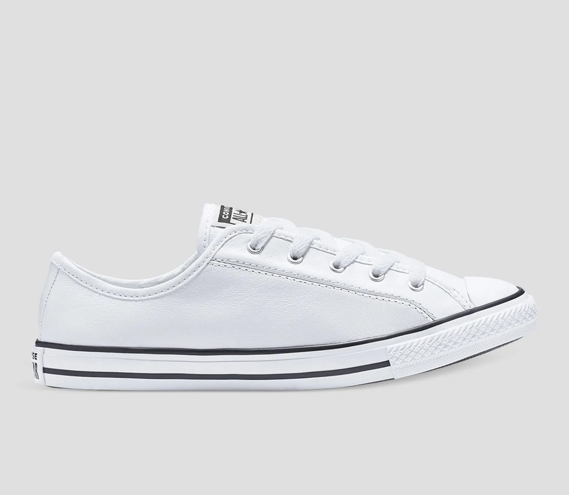 CONVERSE Chuck Taylor All Star Womens Leather Dainty Shoe - White