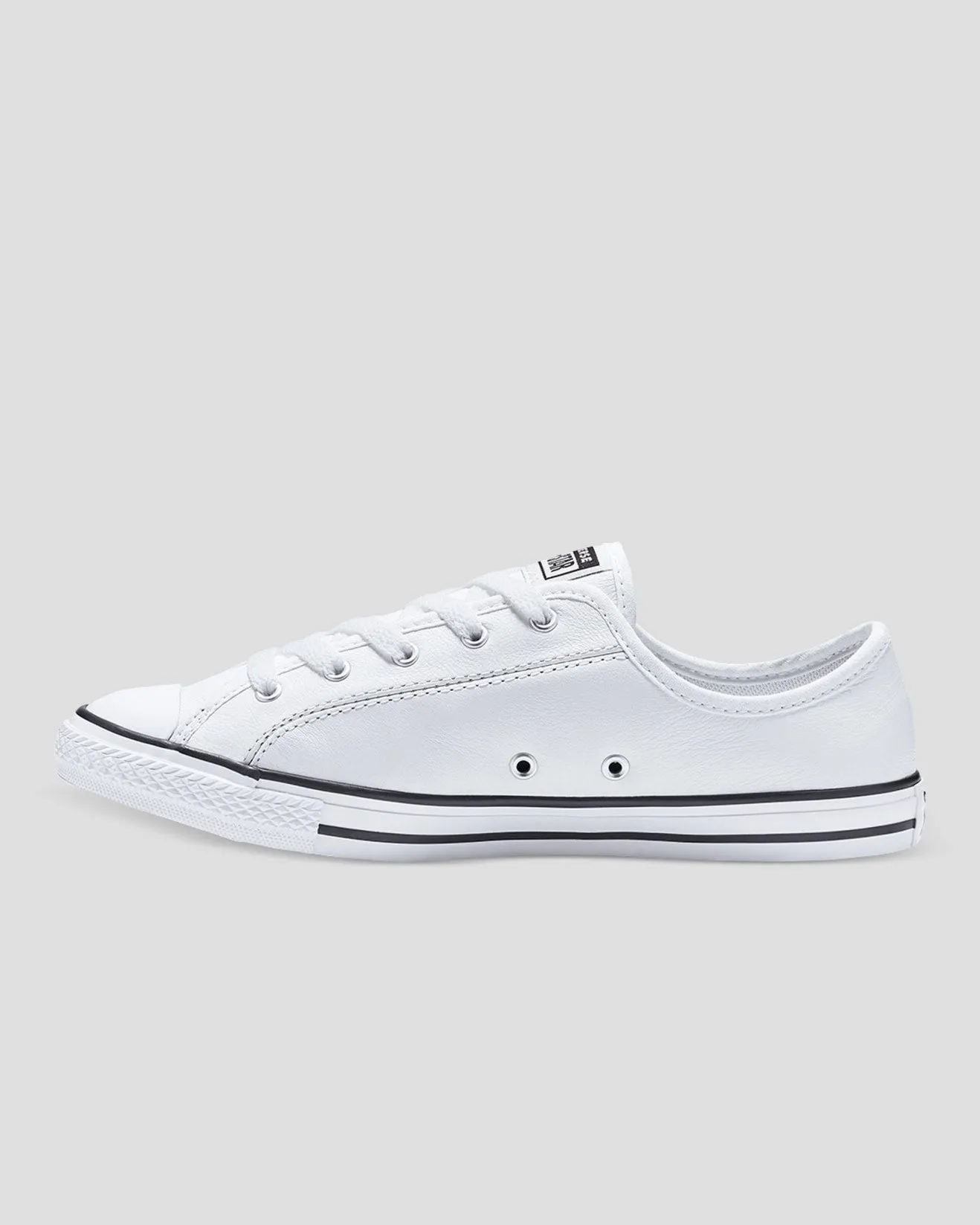 CONVERSE Chuck Taylor All Star Womens Leather Dainty Shoe - White