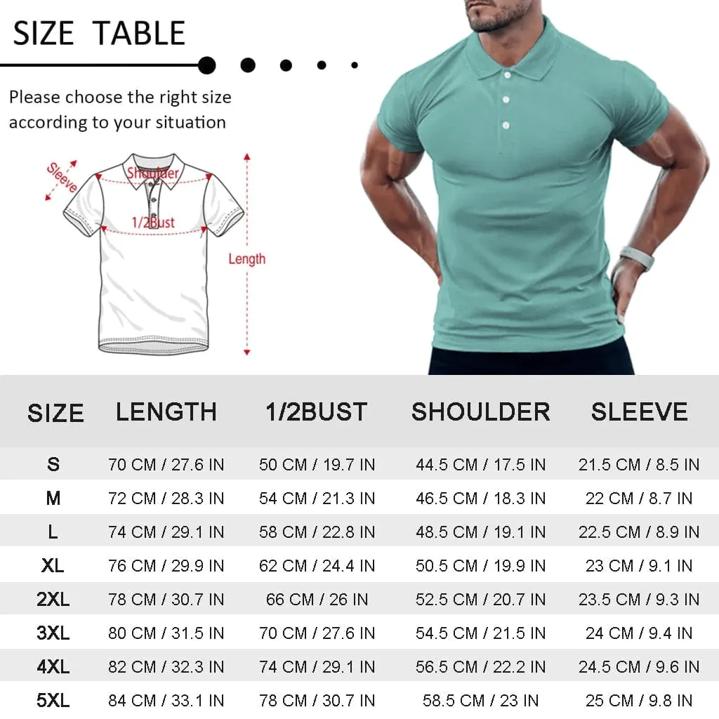 Custom Face Multicolor Leaf Style All Over Print Polo Shirt Personalized Men's Golf Shirt