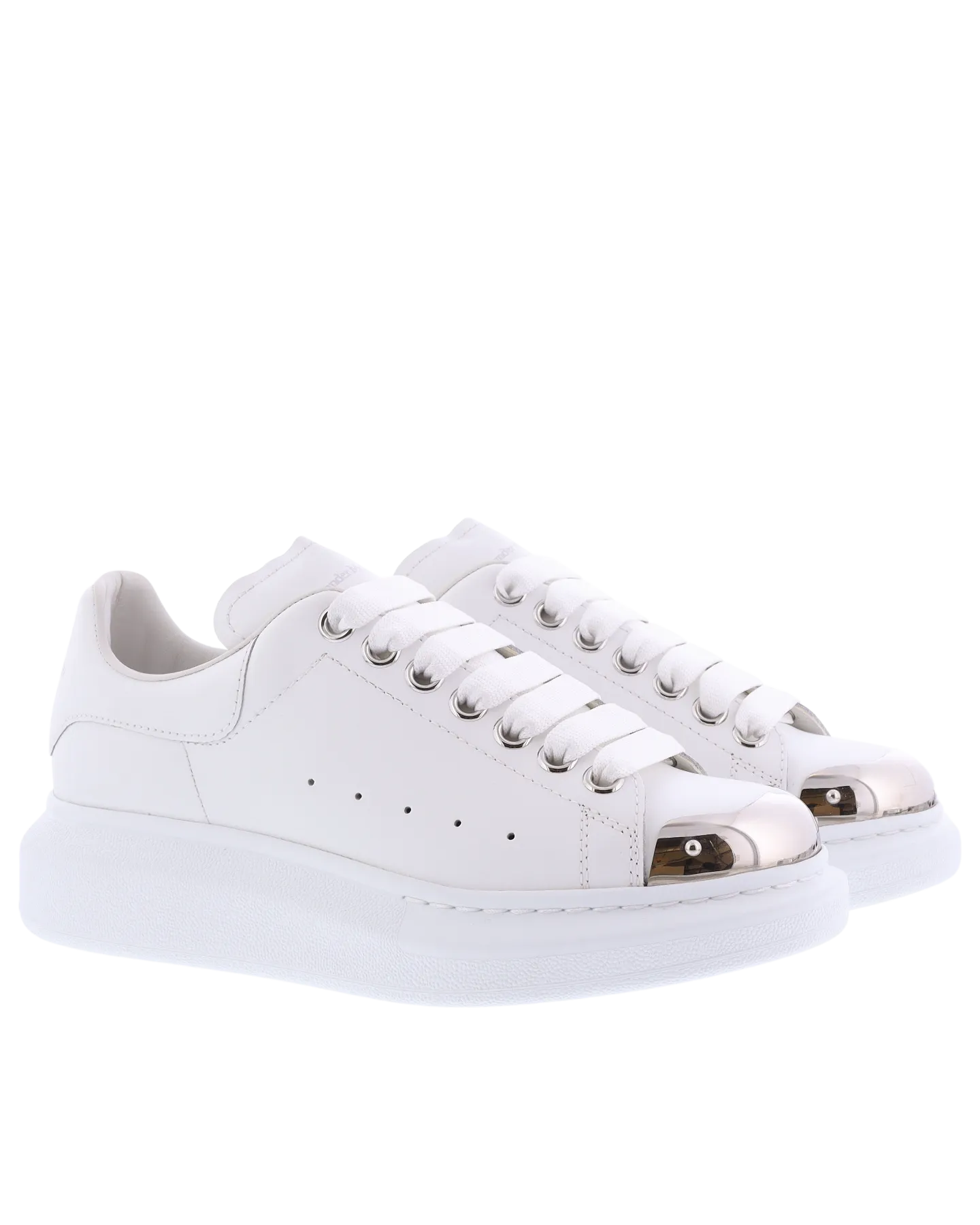 Dames Oversized Sneaker Wit/Metal