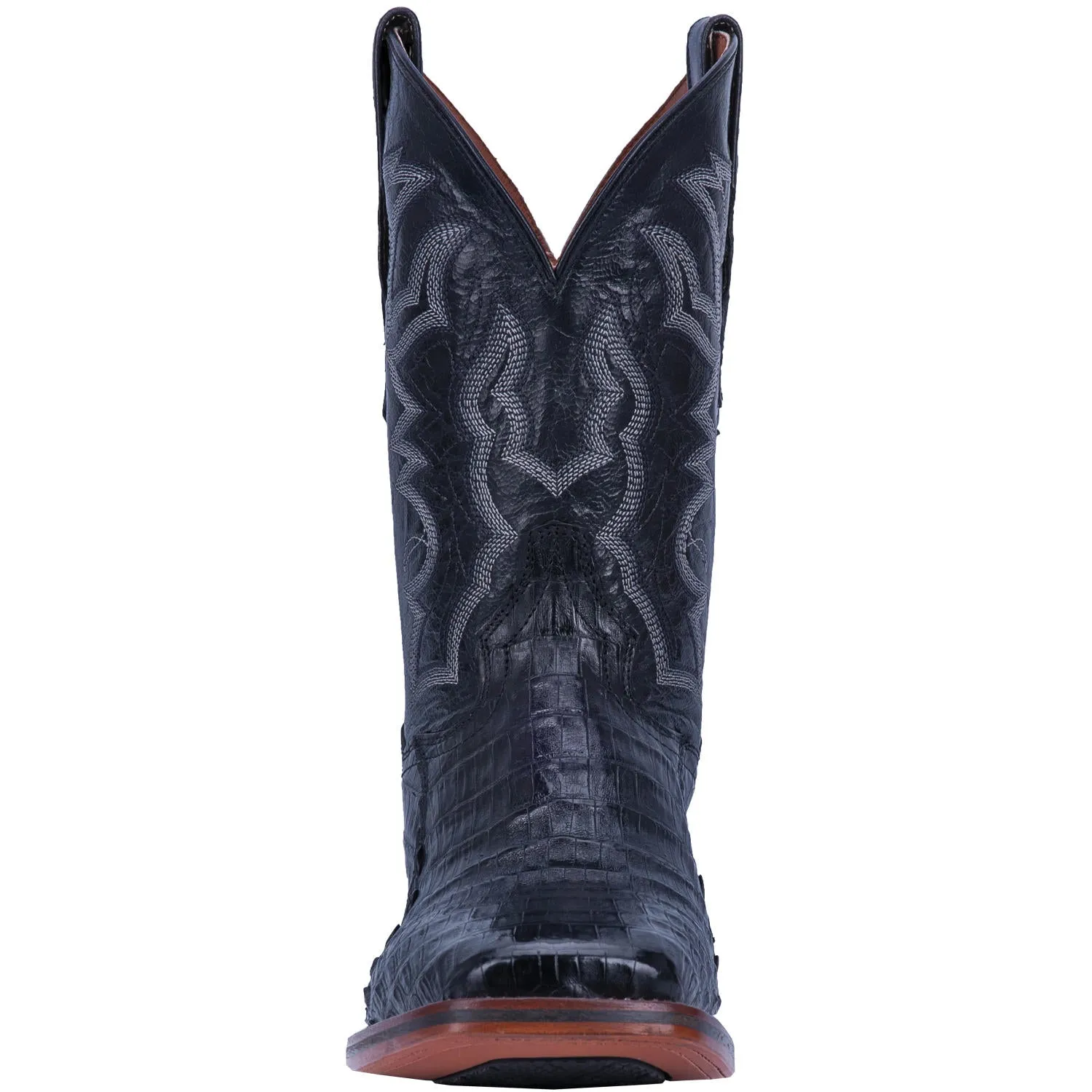 Dan Post DP4805 11" Kingsly Black Caiman Wide Square Toe (SHOP IN-STORE TOO)