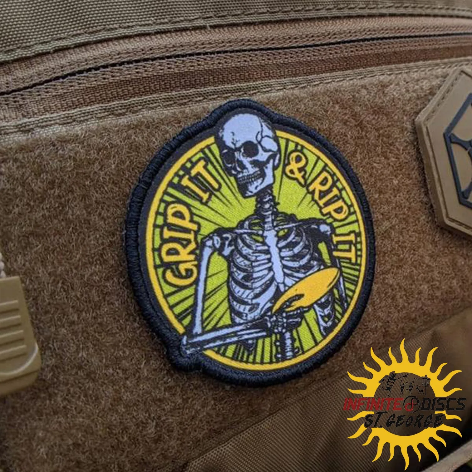 Disc Golf Pins Velcro Patches