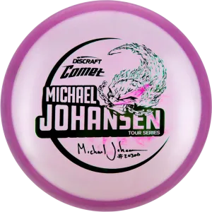 Discraft Michael Johansen Metallic Z Line Comet Golf Disc - 2021 Tour Series