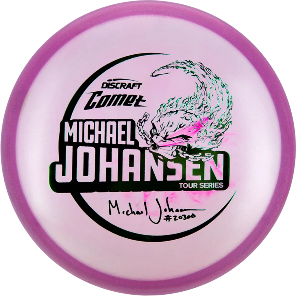 Discraft Michael Johansen Metallic Z Line Comet Golf Disc - 2021 Tour Series