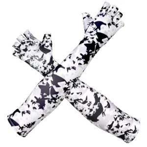 Exercise Camouflage Ice Silk Sleeves Long Sun Protection for Men and Women Arm Sleeve Outdoor Icy Oversleeves