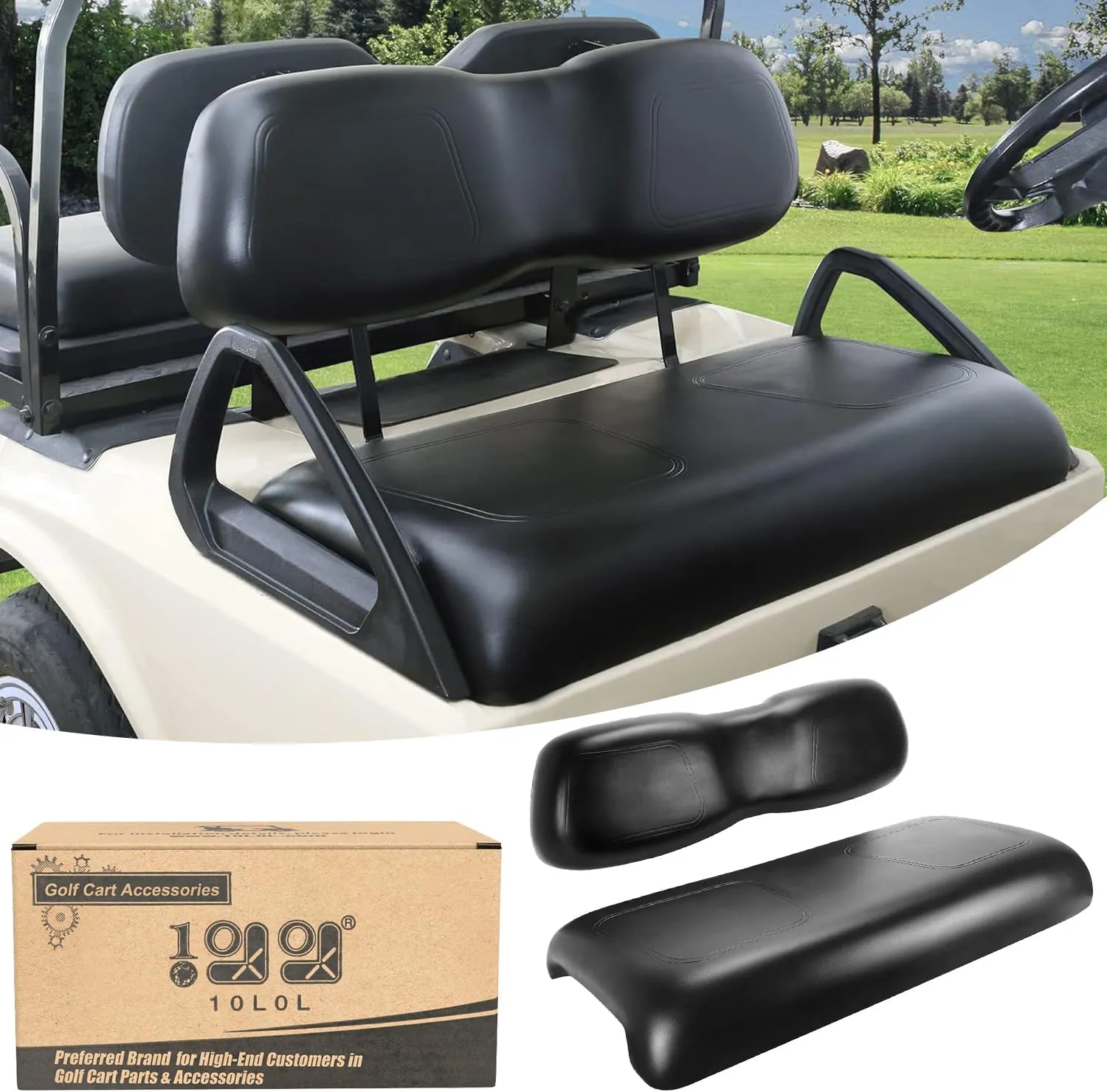 Factory Replacement Golf Cart Front Seats for Club Car DS 2000-up - 10L0L