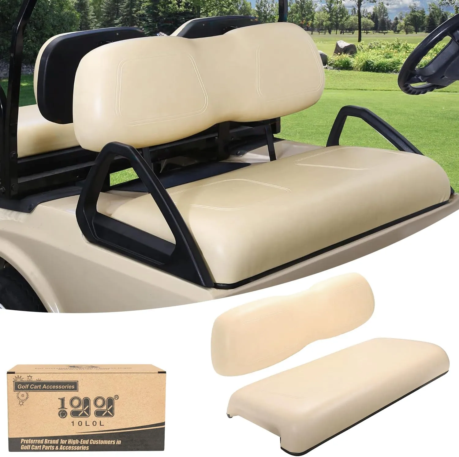 Factory Replacement Golf Cart Front Seats for Club Car DS 2000-up - 10L0L