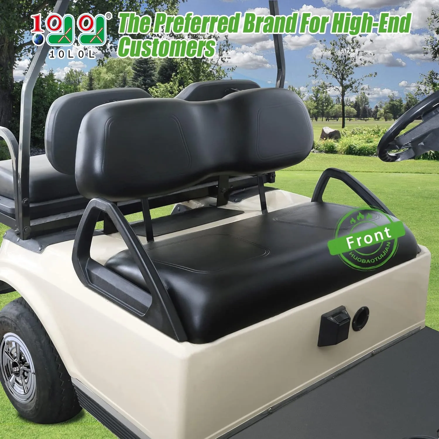 Factory Replacement Golf Cart Front Seats for Club Car DS 2000-up - 10L0L