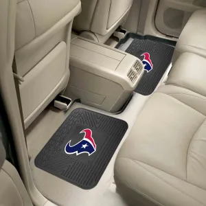 Fanmats Houston Texans Back Seat Car Utility Mats - 2 Piece Set