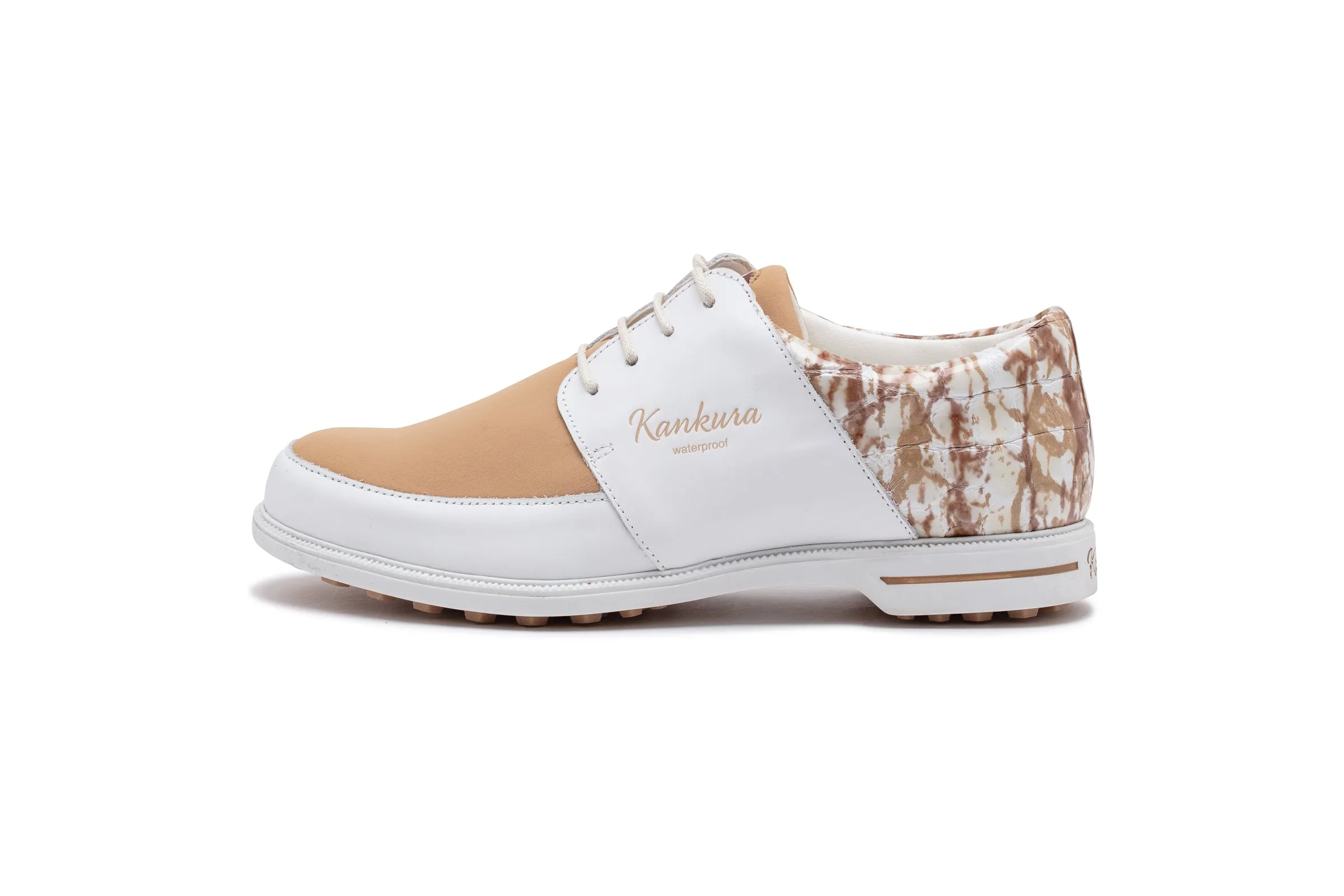 Florida 04   White|Beige   Women's Golf Shoes FL004 01