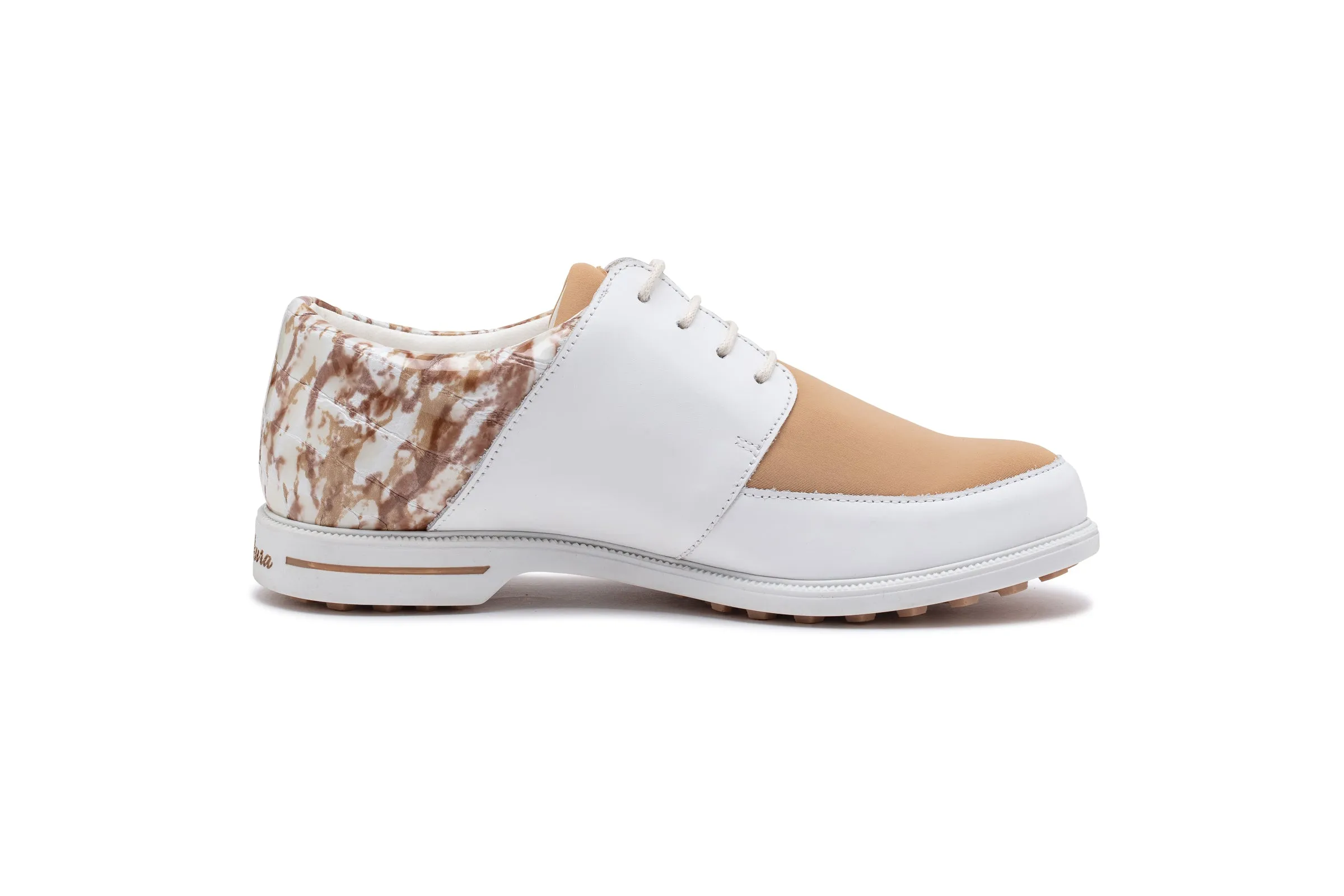 Florida 04   White|Beige   Women's Golf Shoes FL004 01