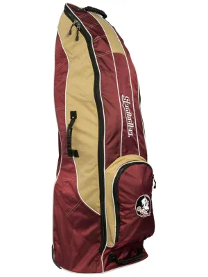 Florida State Seminoles Team Golf Red Golf Clubs Wheeled Luggage Travel Bag