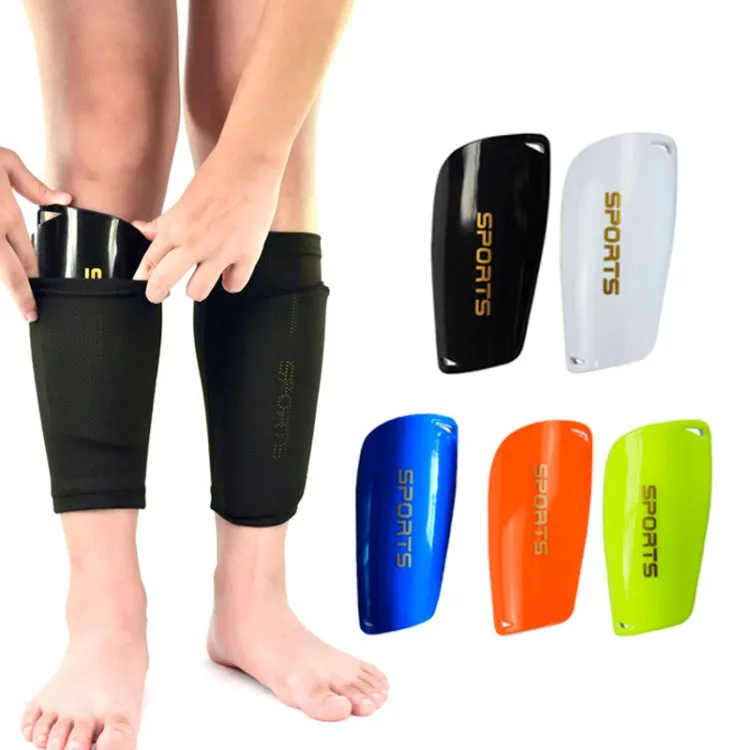 Football Shin Pads Reinforced Shin Pads Sports Calf Pads(White L)