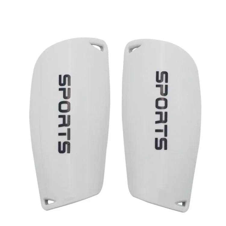 Football Shin Pads Reinforced Shin Pads Sports Calf Pads(White L)