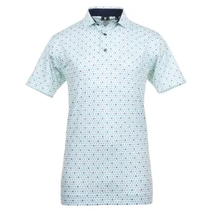 FootJoy Flying Wasp Print Lisle Golf Shirt