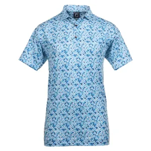 FootJoy Primrose Print Lisle Golf Shirt