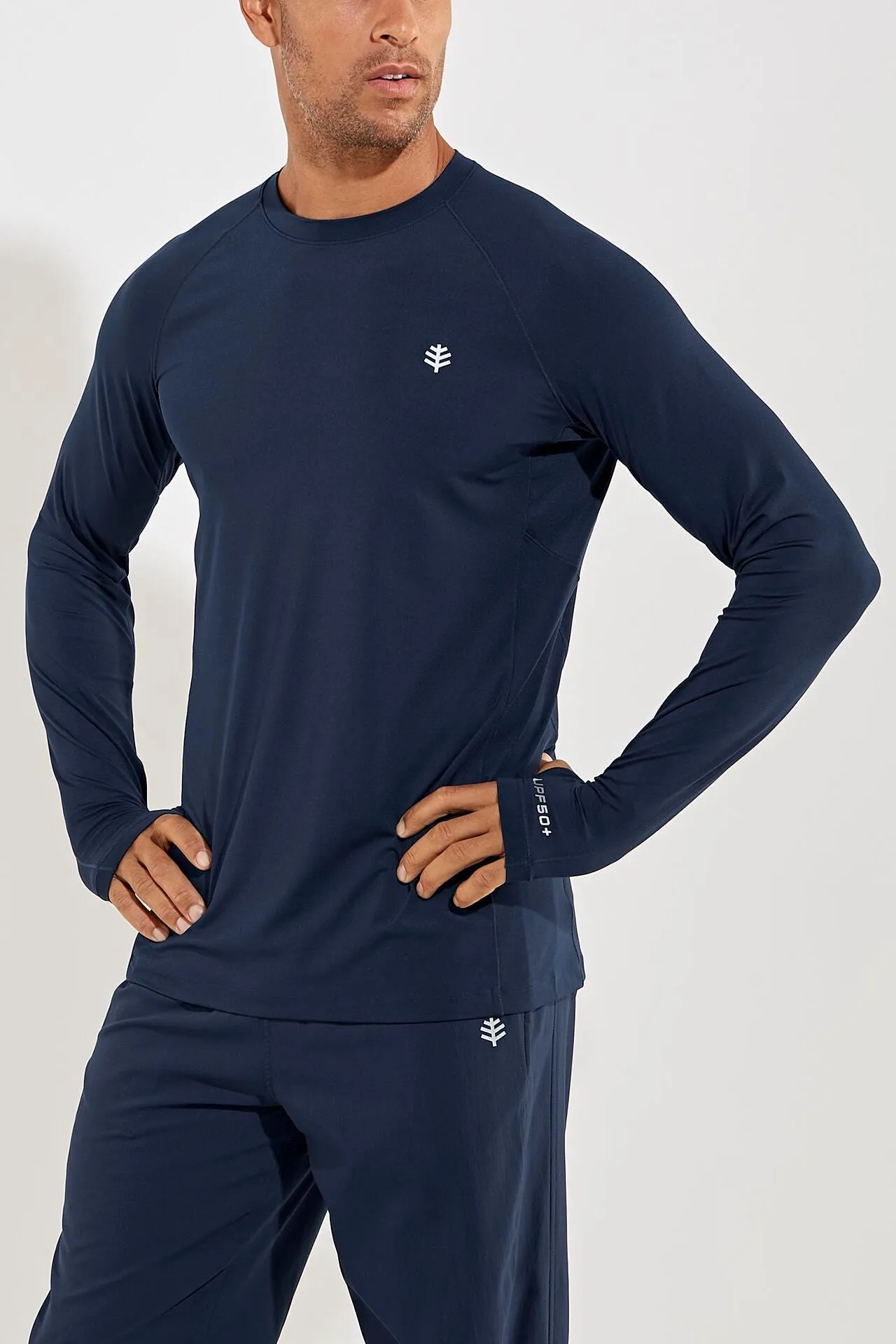 FREE GIFT | Men's Agility Long Sleeve Performance T-Shirt  |  Navy