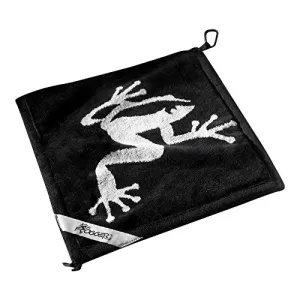 Frogger Golf Amphibian Wet/Dry Golf Towel,Cotton, viscose derived from Bamboo, Black/Grey