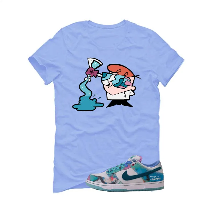 Futura Laboratories x Nike SB Dunk Low Carolina Blue T-Shirt (Dexter)