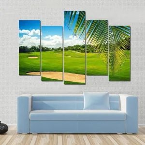 Golf Court In Punta Cana Canvas Wall Art