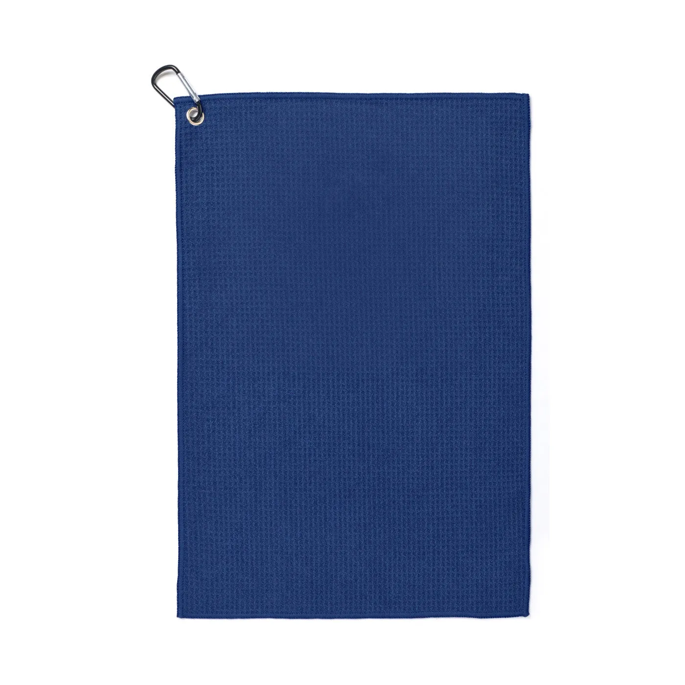 Golf Links Waffle Weave Custom Towels, Royal Blue