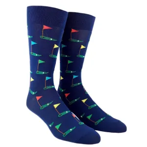 Golf (Navy) Men's Crew Socks