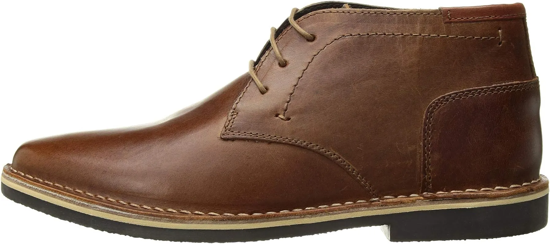 Harken Steve Madden Boots in Cognac Leather