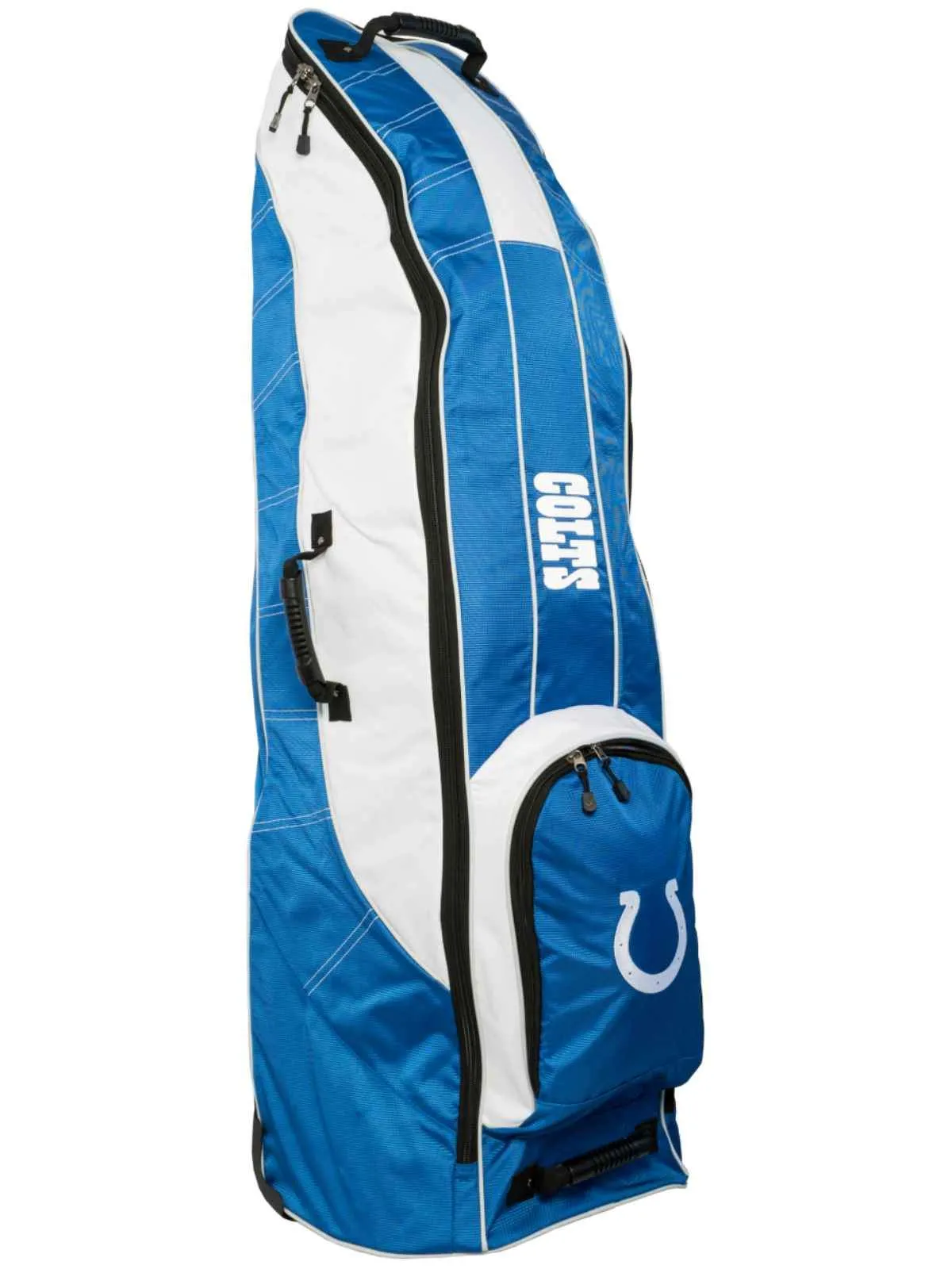 Indianapolis Colts Team Golf Blue Golf Clubs Wheeled Luggage Travel Bag