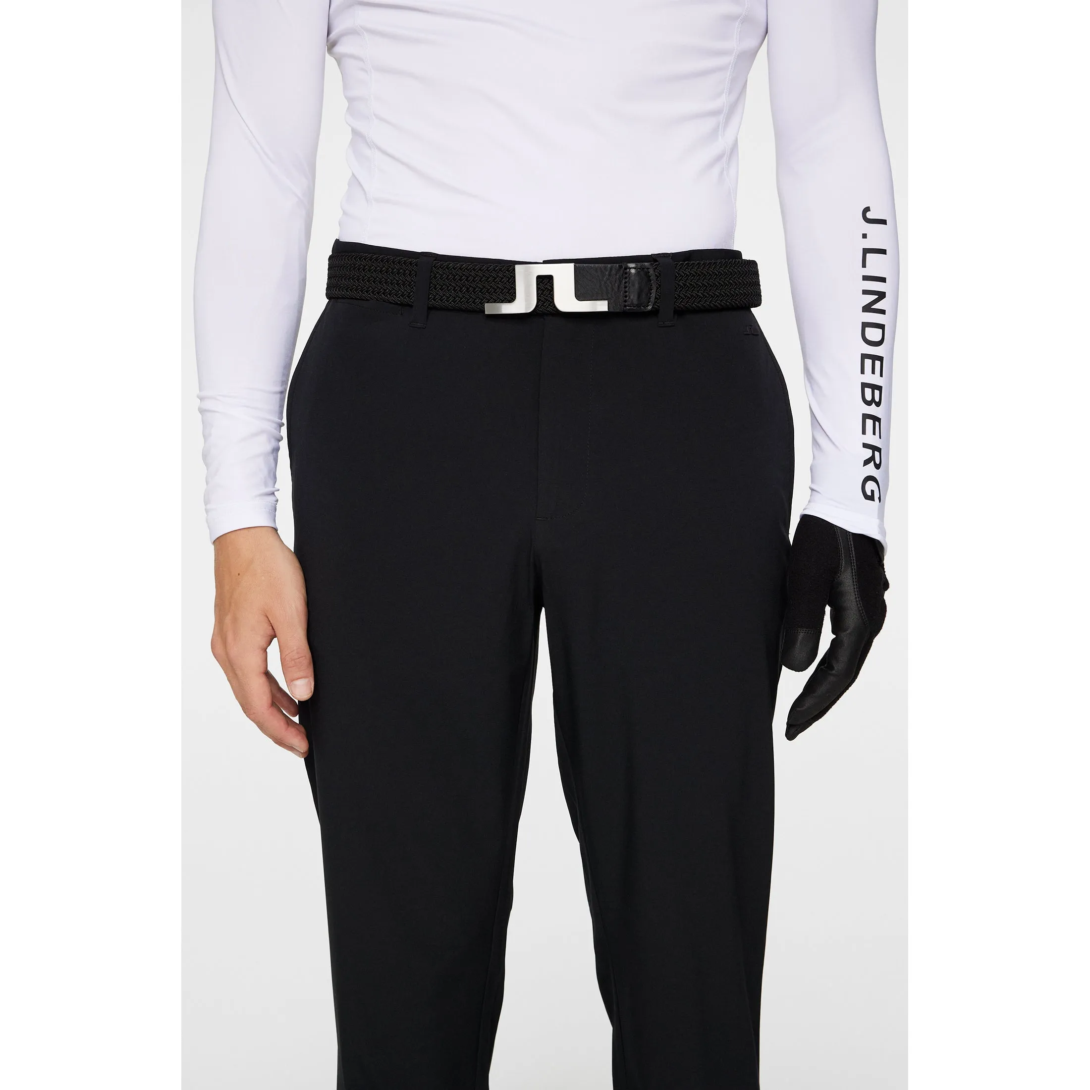 J.Lindeberg Cuff Jogger Golf Pants - Black