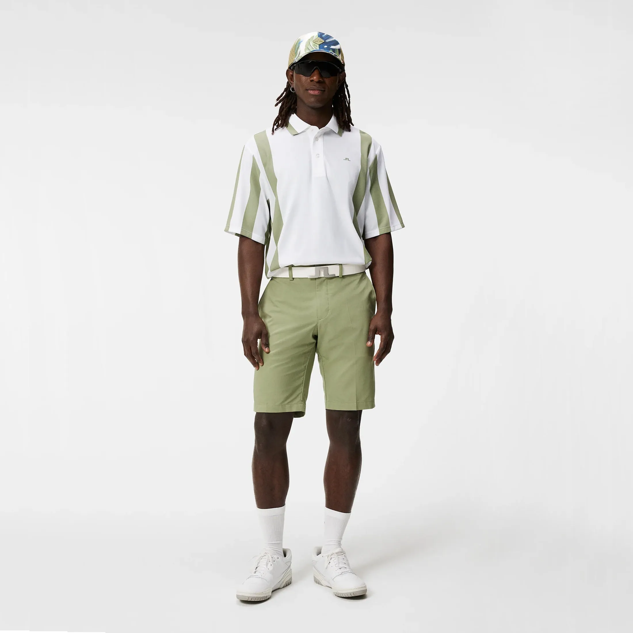 J.Lindeberg Somle Golf Shorts - Oil Green