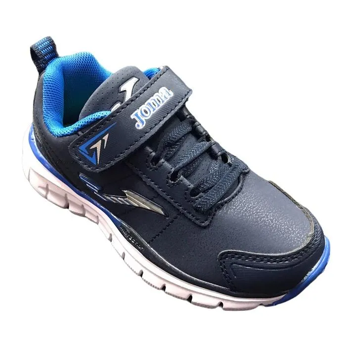 Joma scarpa da ginnastica con velcro da bambino Tempo 2003 blu