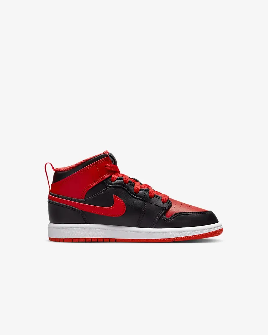 Jordan 1 Mid PS Black Fire Red White DQ8424-060