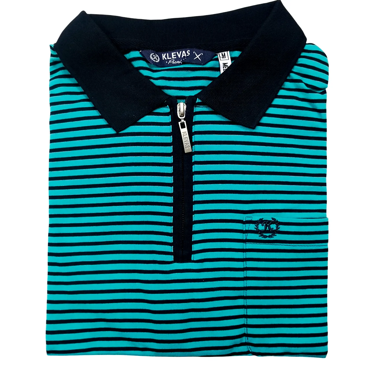 K7 Pointer Teal Aqua 1/4 Zip Golfer