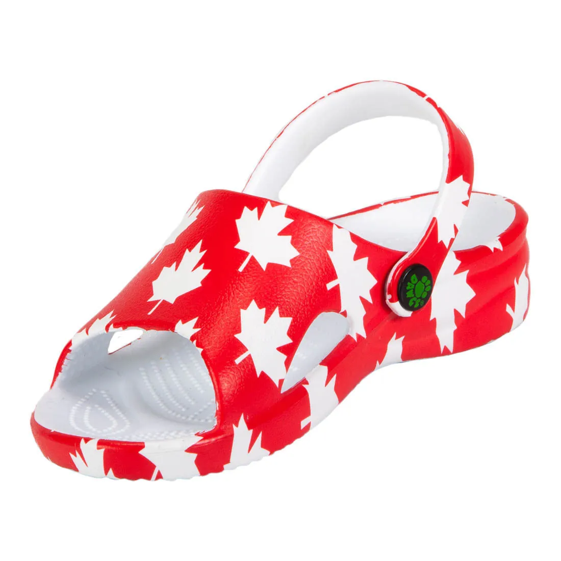 Kids' Slides - Canada (Red/White)