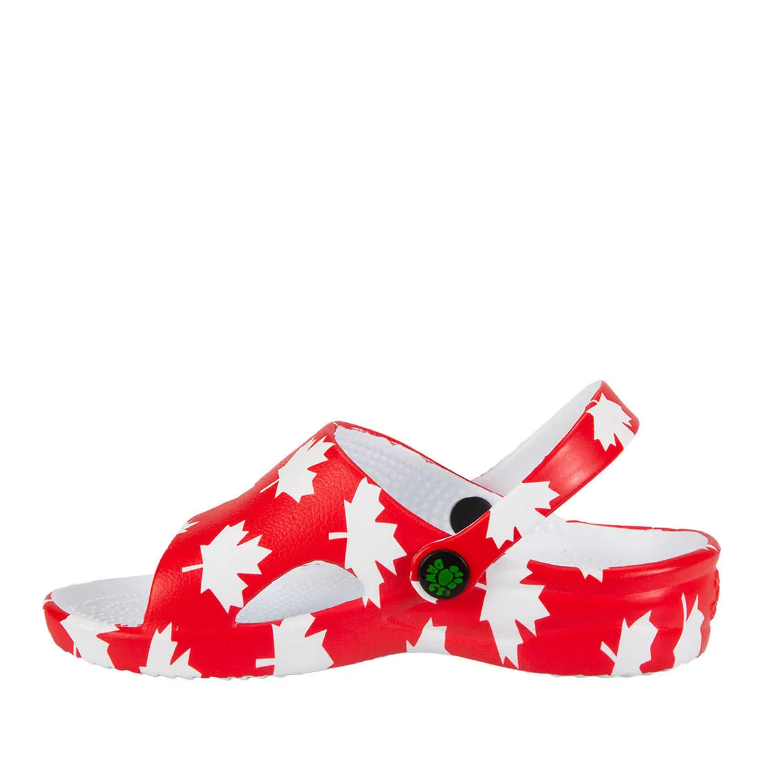 Kids' Slides - Canada (Red/White)