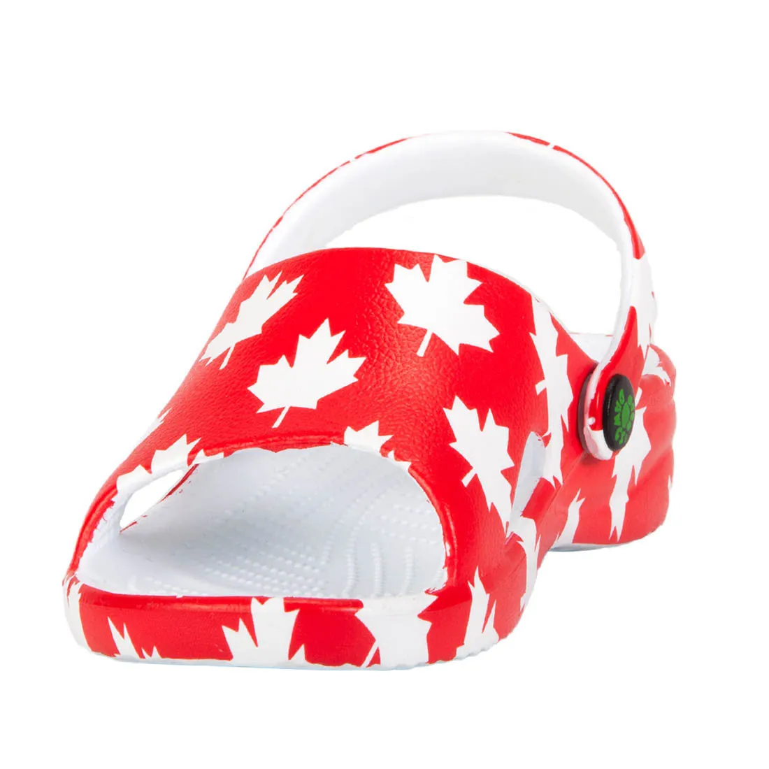 Kids' Slides - Canada (Red/White)