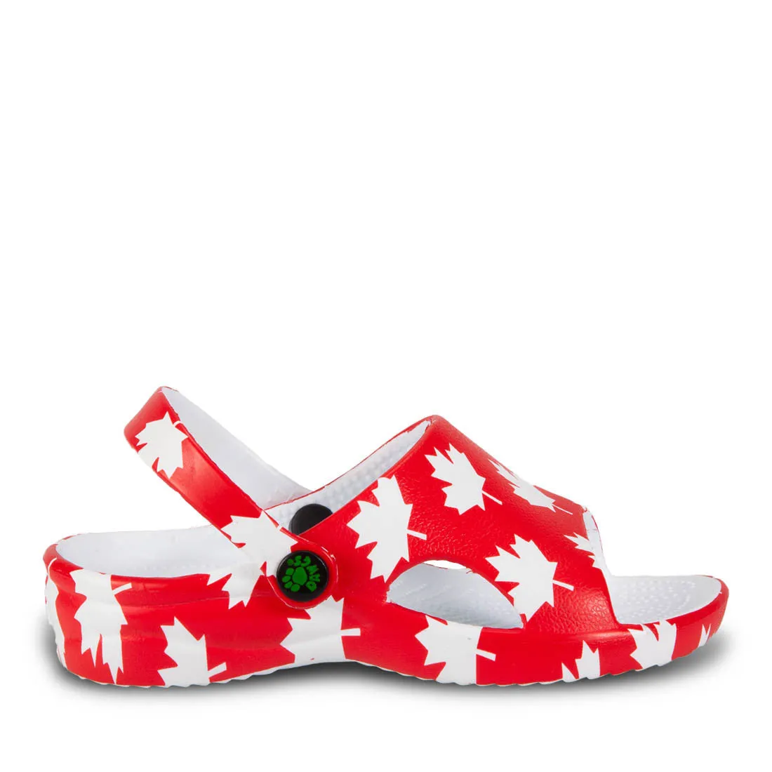 Kids' Slides - Canada (Red/White)