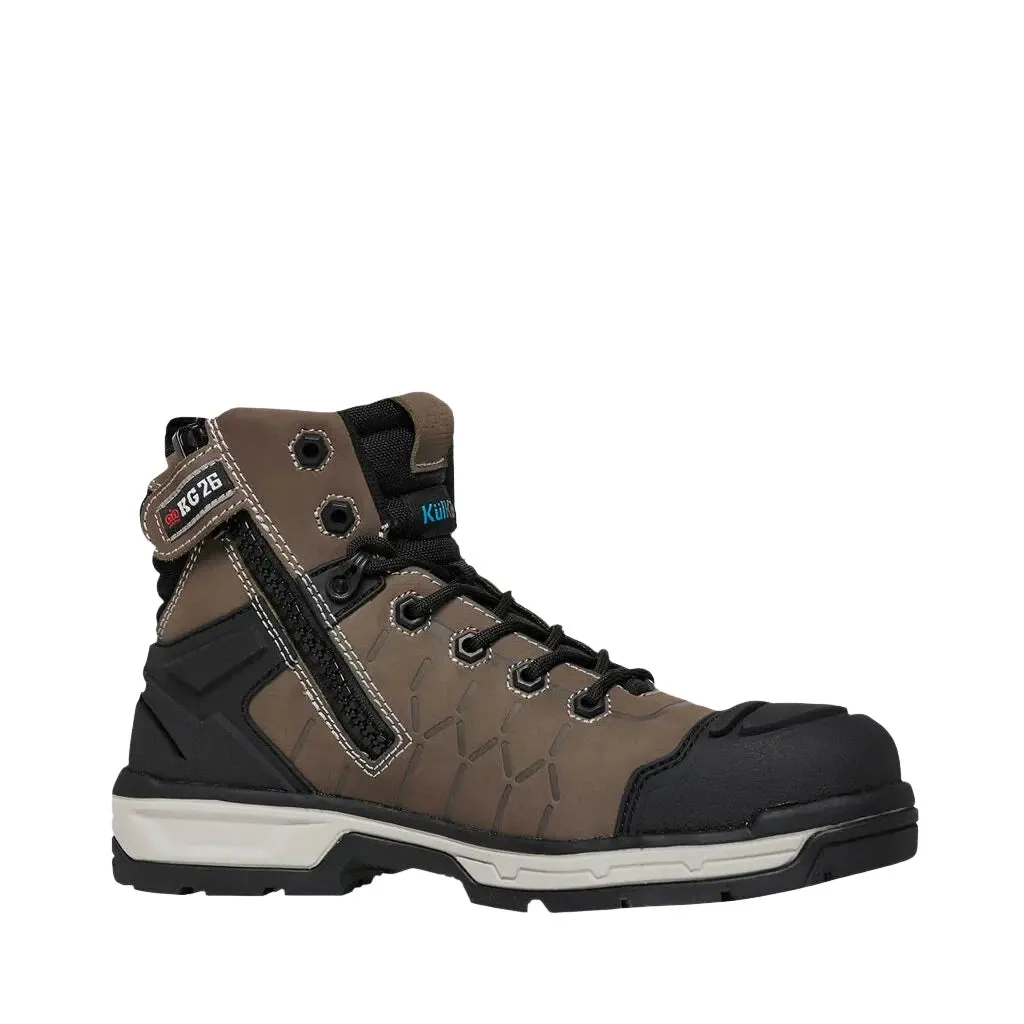 King Gee Quantum Hybrid Zip/Lace Composite Toe Work Boots (K27120)