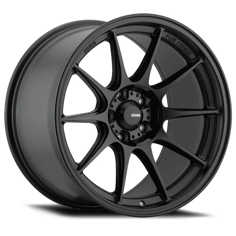 Konig 18" Dekagram 5X112 Wheel - Semi-Matte Black