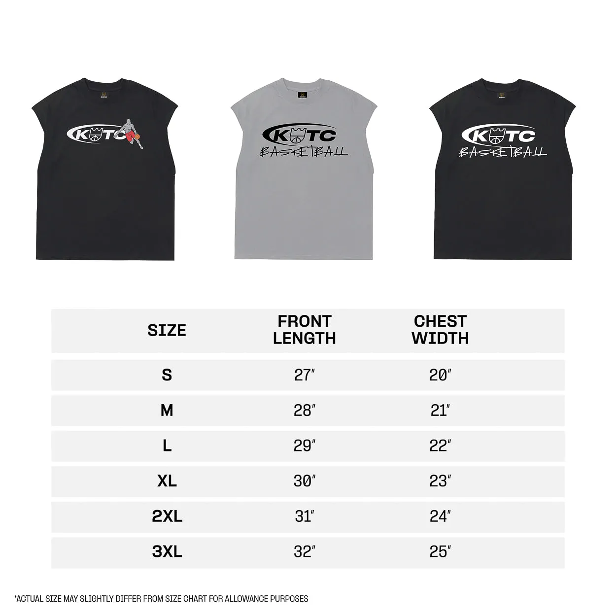 KOTC AND1 "Logo" Muscle Tee- Black