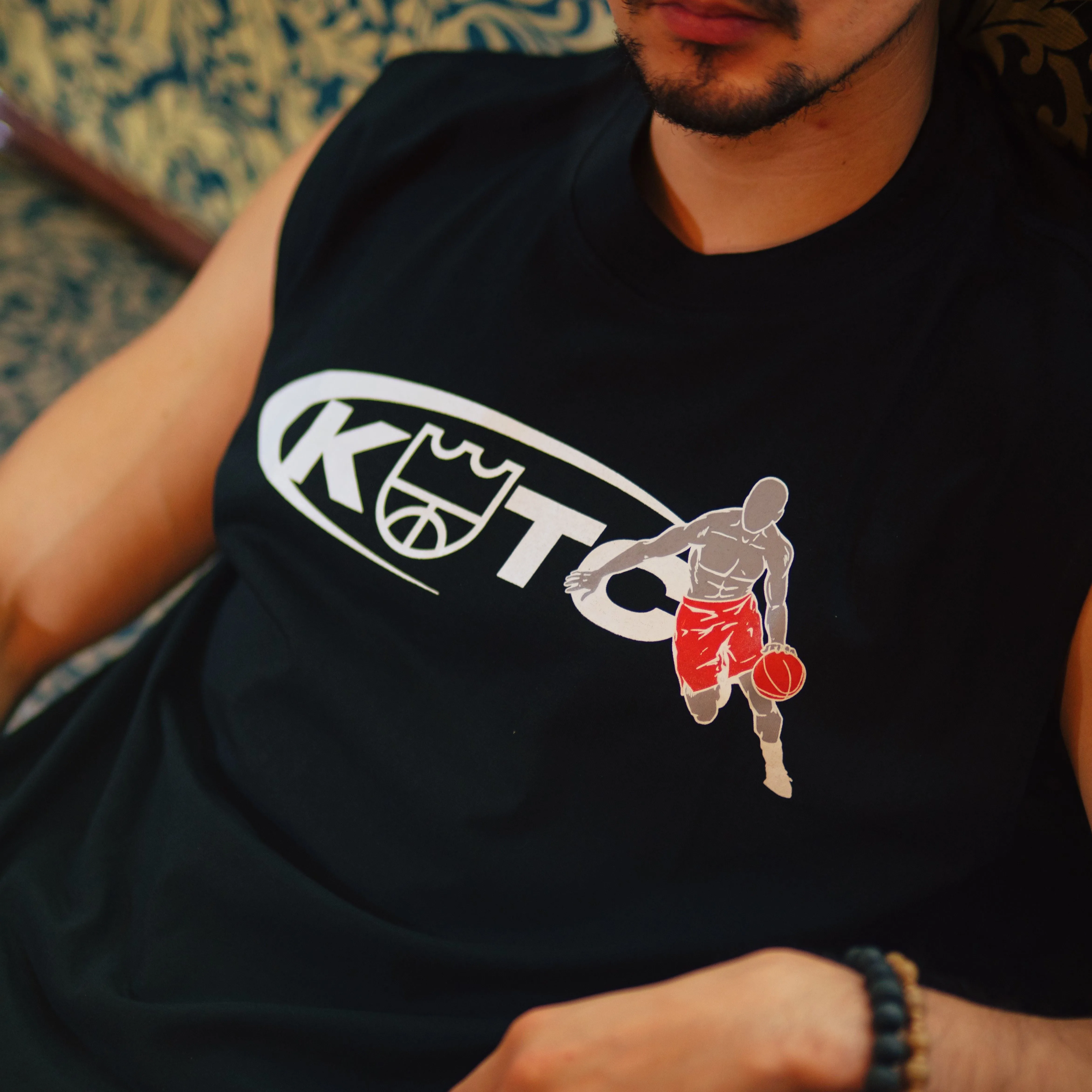 KOTC AND1 "Logo" Muscle Tee- Black