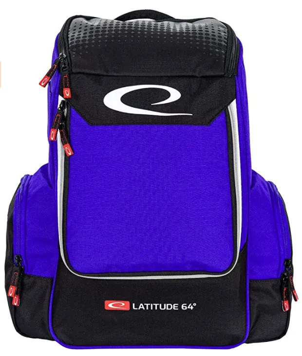 Latitude 64 Luxury Core backpack Disc Golf Bag - Blue